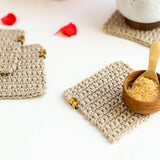 Flax & Twine-Corrine Coasters Kit-knitting / crochet kit-gather here online