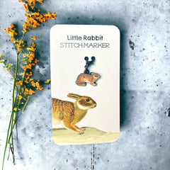 Firefly Notes-Little Rabbit Removable Stitch Marker - Single-knitting notion-gather here online