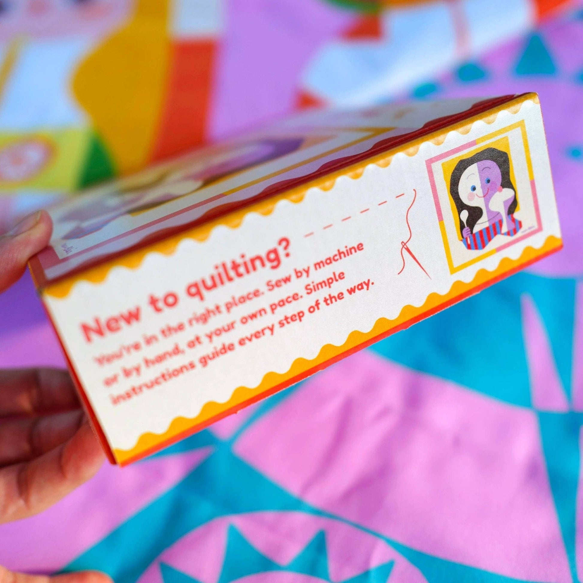 With Love by Kristy-Mary Blair™ Ice Cream Girl Mini Quilt Kit-sewing kit-gather here online