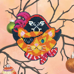 Satsuma Street-One-Eyed Jack Cross Stitch Ornament Kit-xstitch kit-gather here online