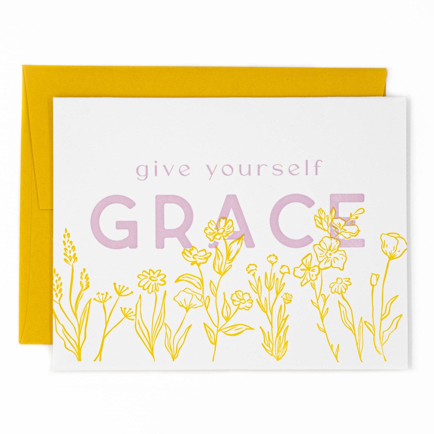 Give Yourself Grace Greeting Card