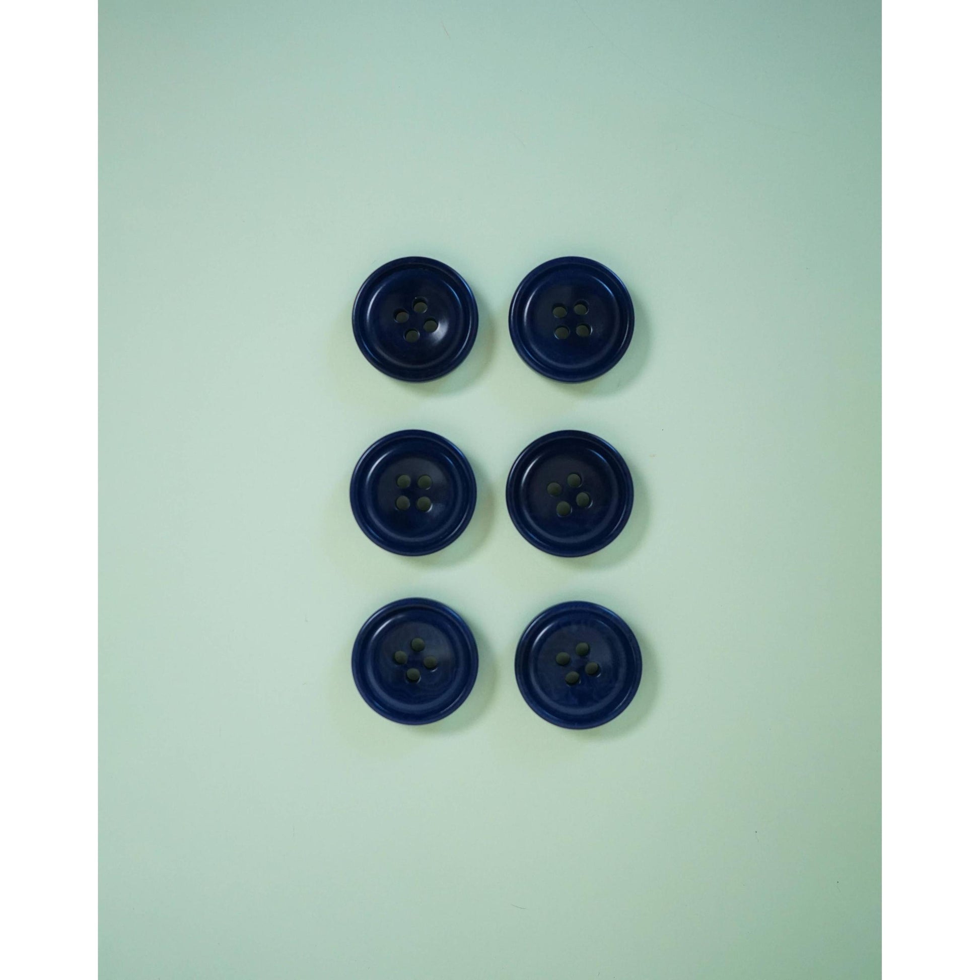 Matchy Matchy Sewing Club-Midnight 7/8" Corozo Nut Buttons-button-gather here online