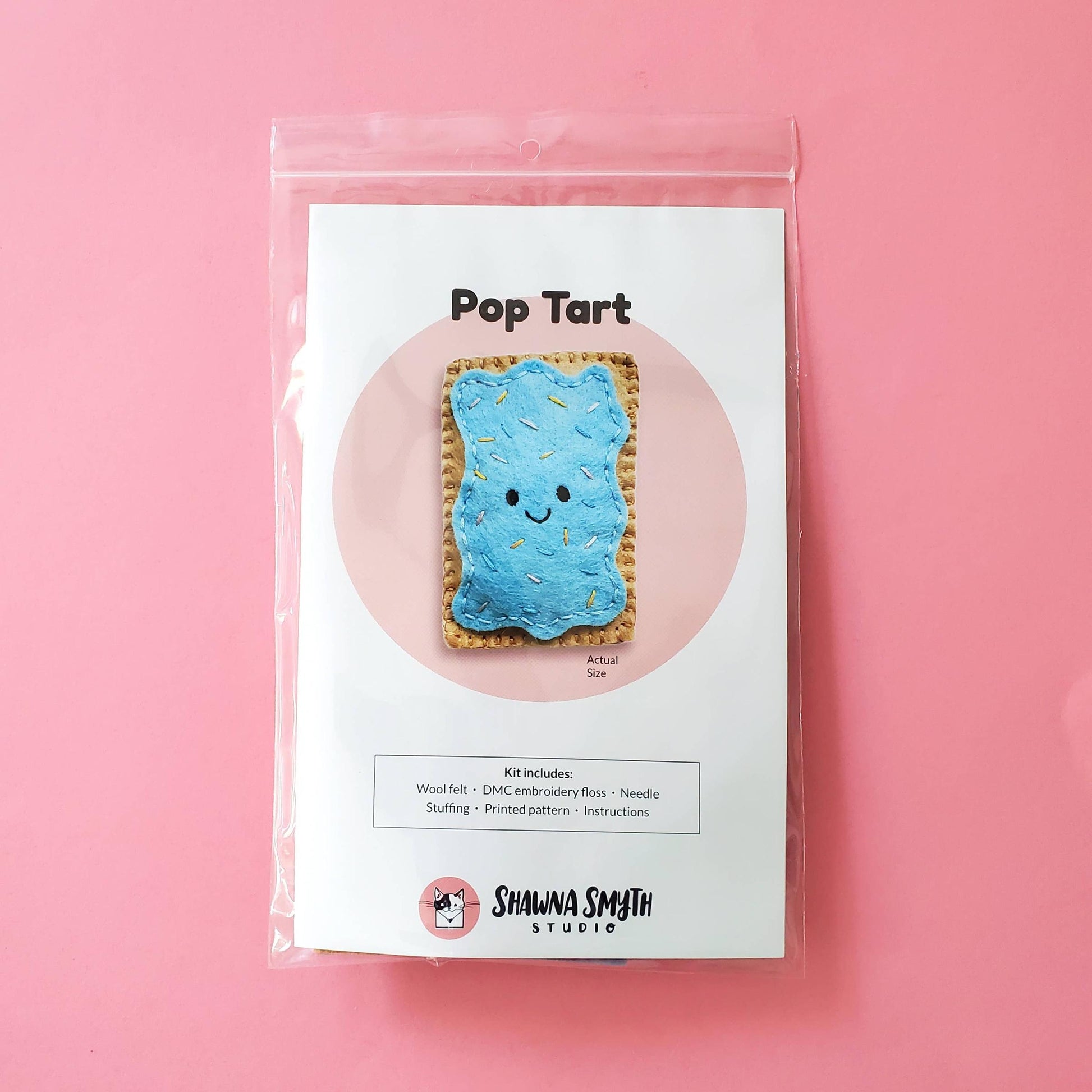 Shawna Smyth Studio-Poptart DIY Felt Kit-sewing kit-gather here online