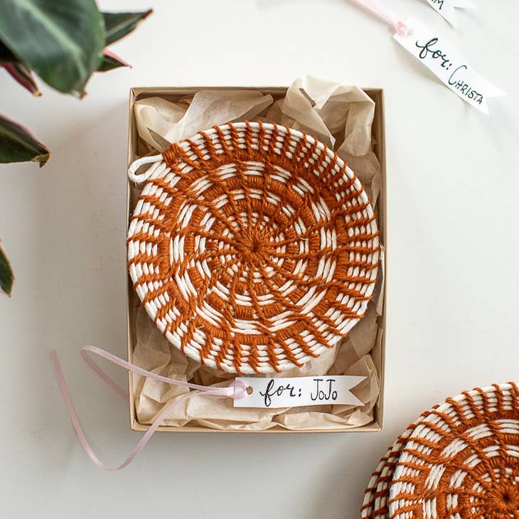 Flax & Twine-Jojo Jewelry Dishes Kit - Rust-craft kit-gather here online