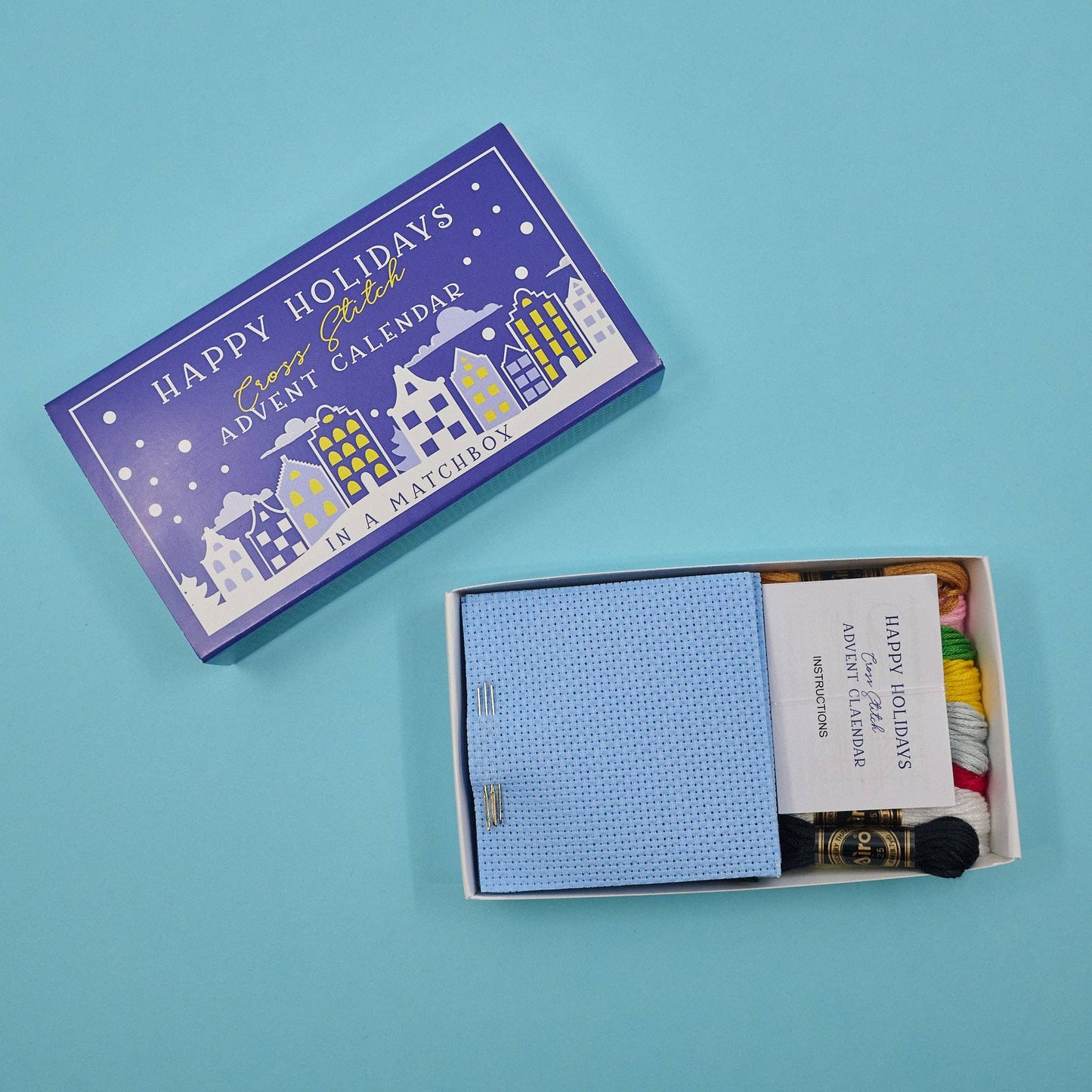 Marvling Bros Ltd-Happy Holidays Cross Stitch Advent Calendar-xstitch kit-gather here online