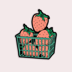 Stay Home Club-Berry Basket Sticker-accessory-gather here online