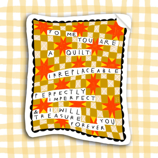 RANI BAN CO-I Will Treasure You Forever Quilt Sticker-sticker-gather here online