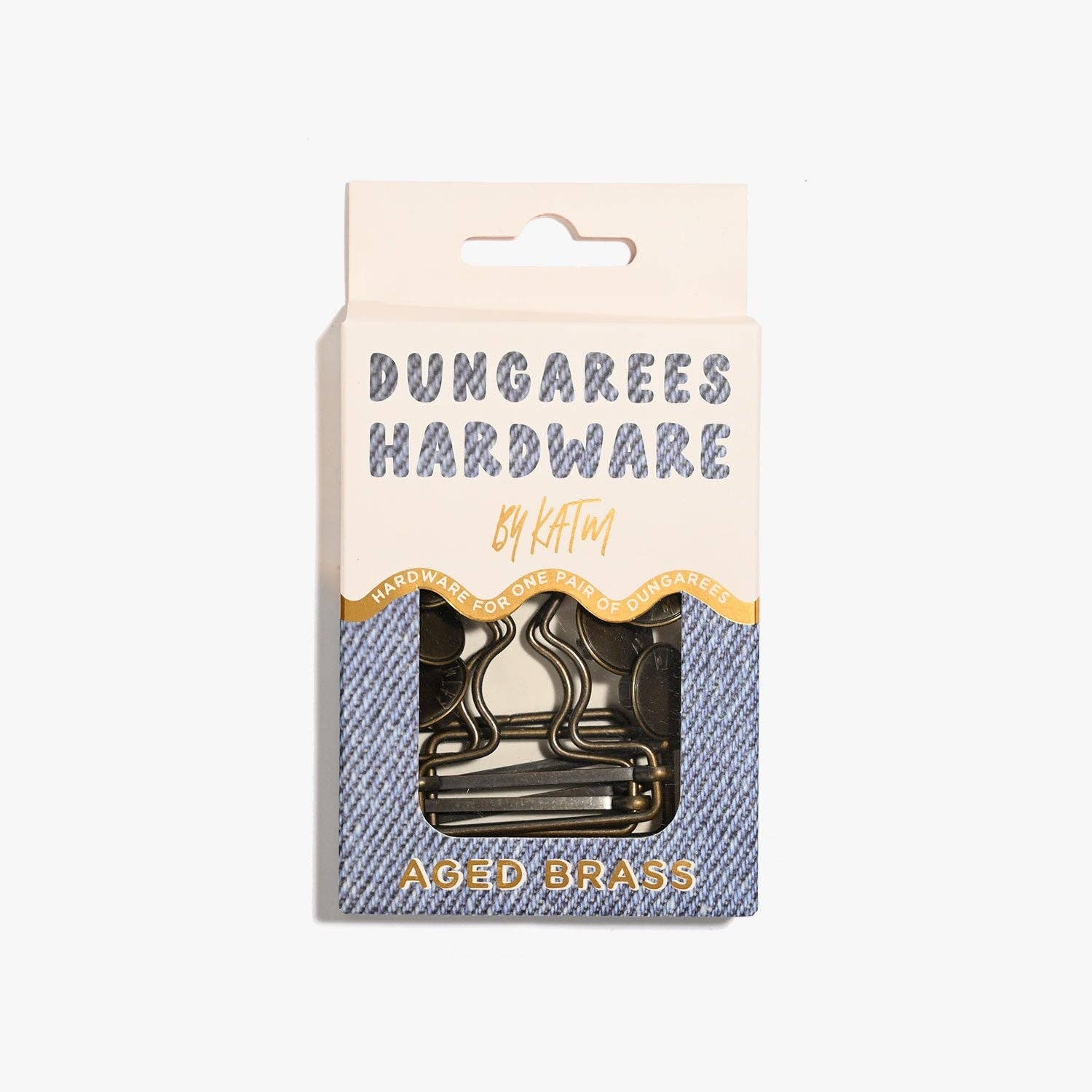Kylie and The Machine-Dungarees Hardware Kit - Aged Brass-hardware kit-gather here online