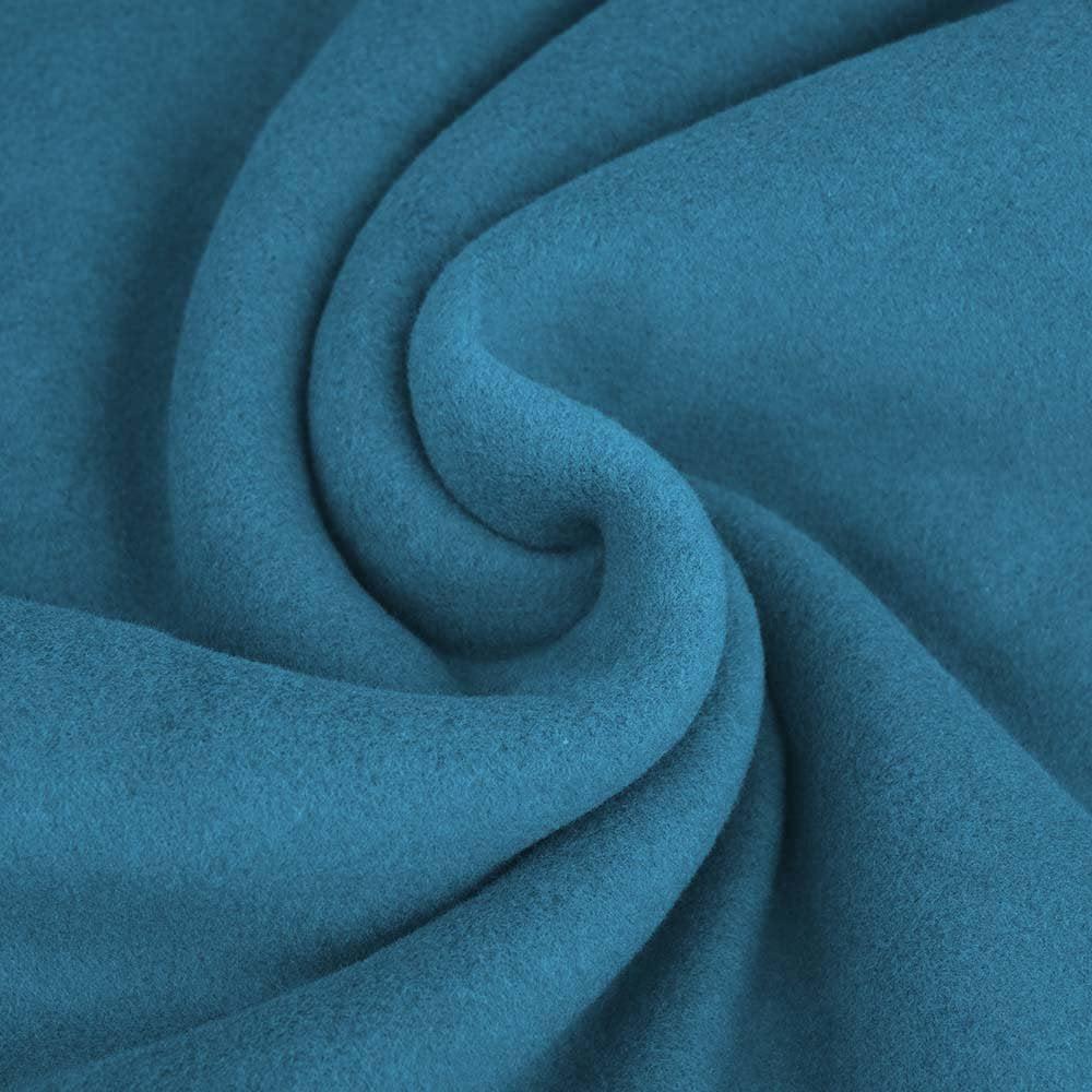 Stoffonkel-Bio-Baumwollfleece - Beach House Blue-fabric-gather here online