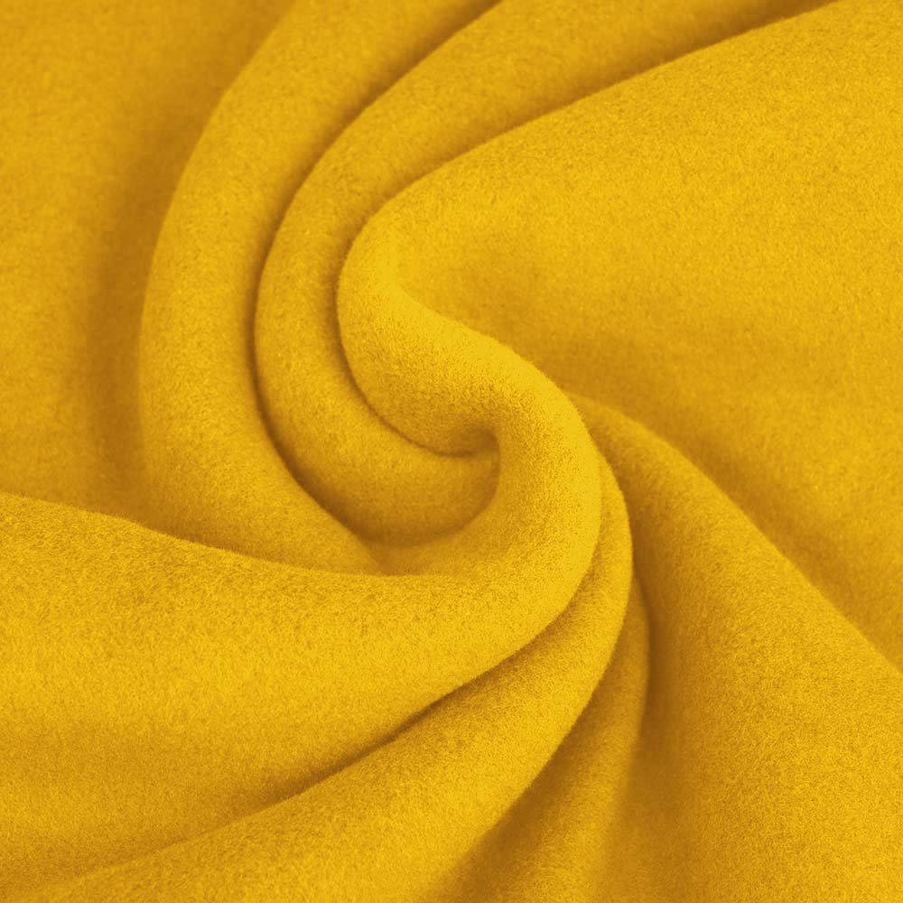 Stoffonkel-Bio-Baumwollfleece - Senf (Mustard)-fabric-gather here online