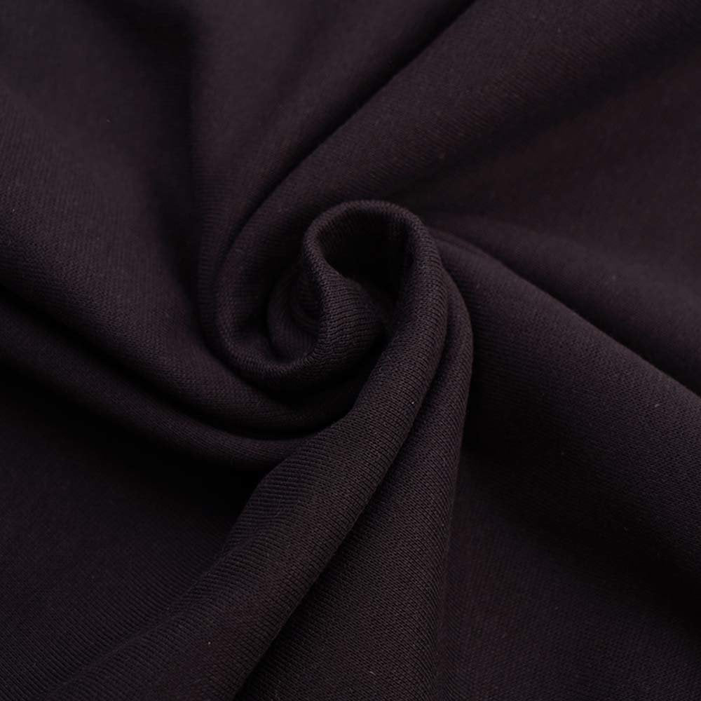 Stoffonkel-Organic Ribs - Schwarz (Black)-fabric-gather here online