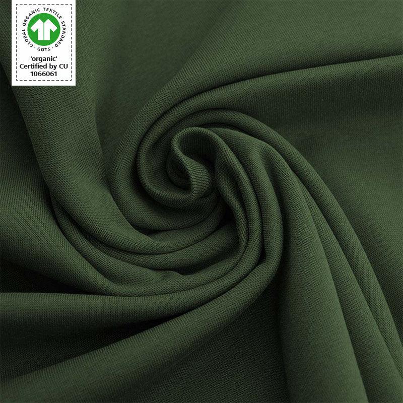 Stoffonkel-Organic Ribs - Waldgrün (Forest Green)-fabric-gather here online