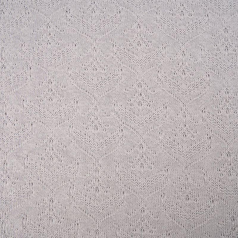 Stoffonkel-Organic Summer Knit Blüten Grau (Gray Flowers)-fabric-gather here online