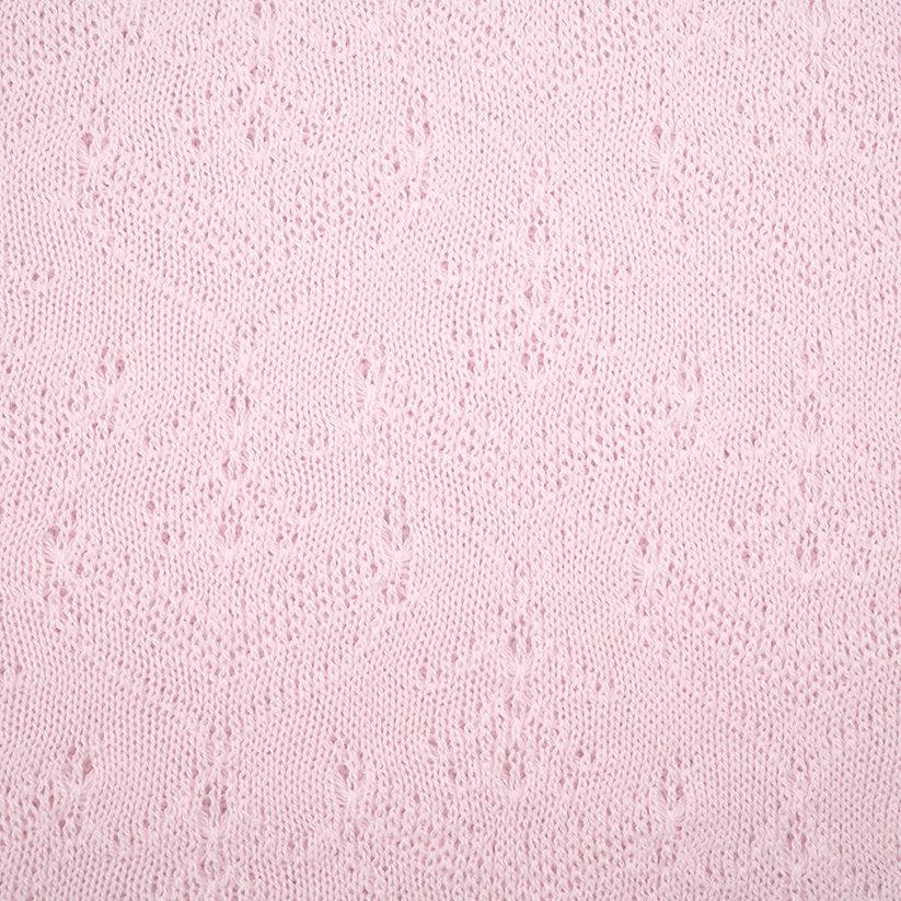 Stoffonkel-Organic Summer Knit Blüten Zartrosa (Soft Pink Flowers)-fabric-gather here online