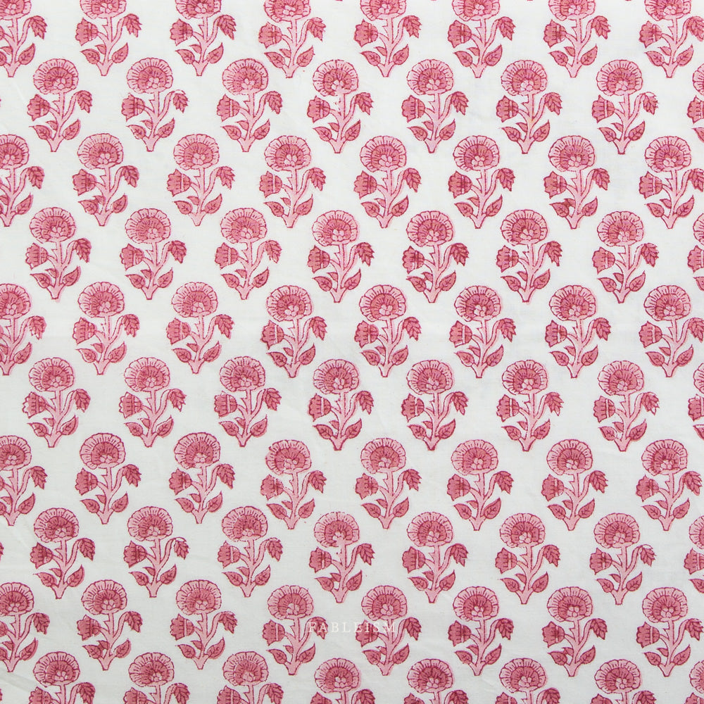 Fableism Supply Co-Stamp Floral Pink-fabric-gather here online