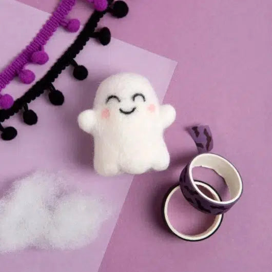 Hawthorn Handmade-Happy Ghost Mini Needle Felting Kit-craft kit-gather here online