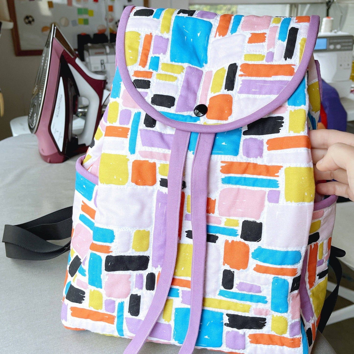 The Blanket Statement-Pembina Backpack Pattern-sewing pattern-gather here online