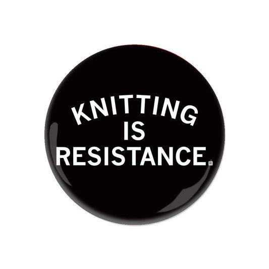 RAYGUN-Knitting Is Resistance Button-patches + pins-gather here online