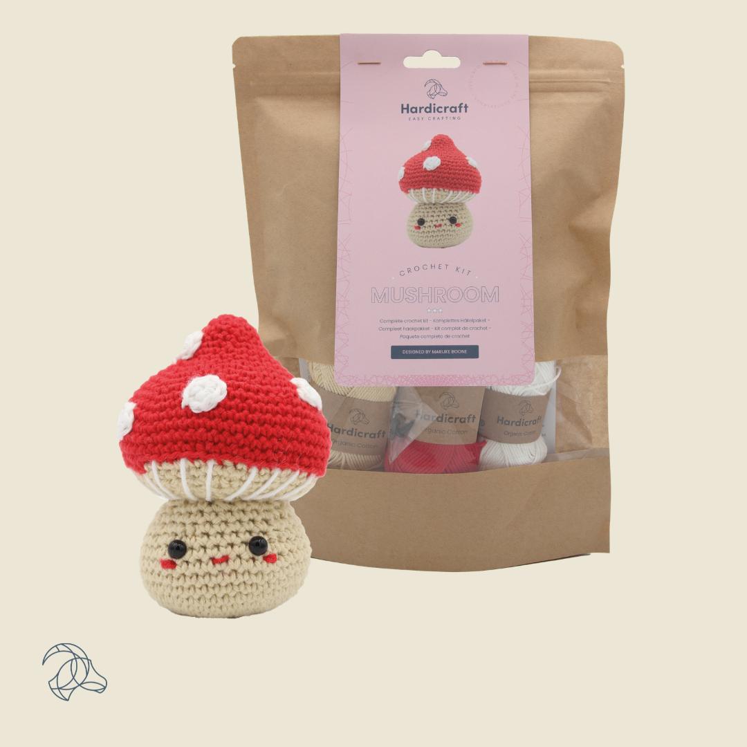 Hardicraft-DIY Crochet Kit - Mushroom-knitting / crochet kit-gather here online