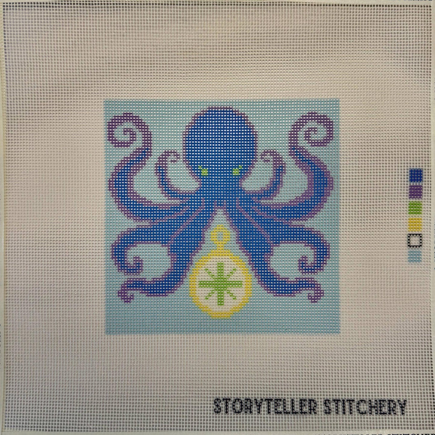 Storyteller Stitchery-Octopus Needlepoint Kit-xstitch kit-gather here online