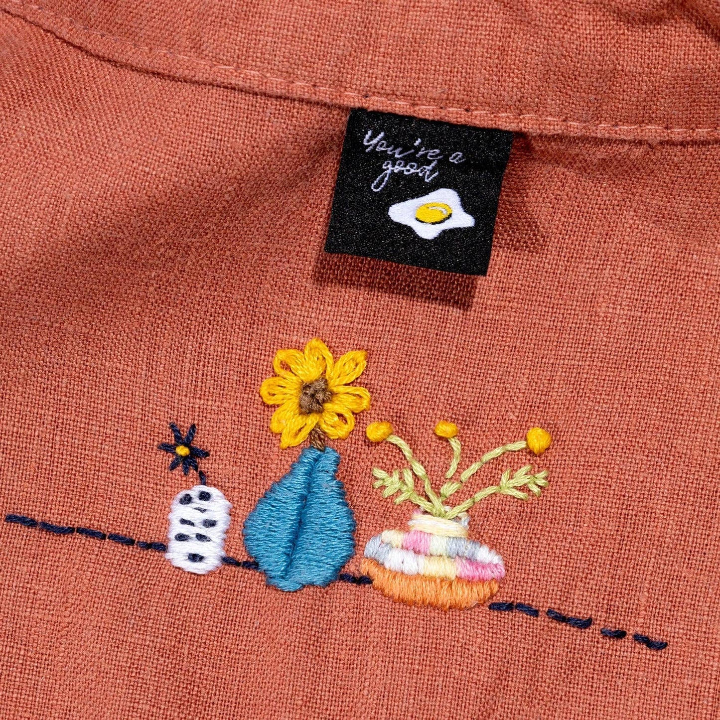 Kylie and The Machine-You're a Good Egg Sew-In Labels-sewing notion-gather here online