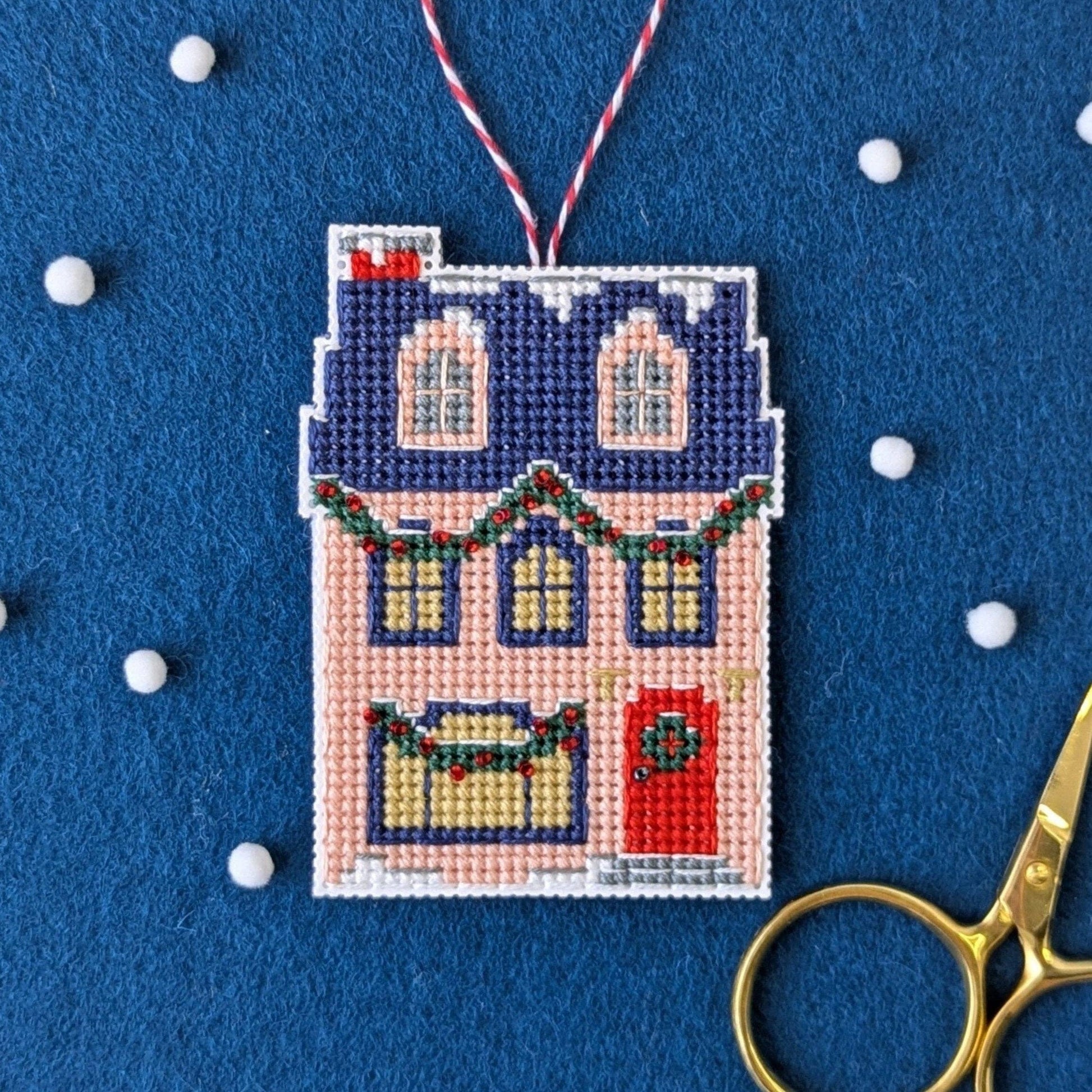 Benzie Design-Holiday Homes Cottage Cross Stitch Kit-xstitch kit-gather here online