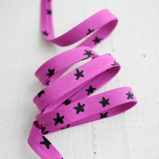 Bessie Pearl Binding Co-1/2" Double Fold Bias Binding - Starry Witchy-trim-gather here online