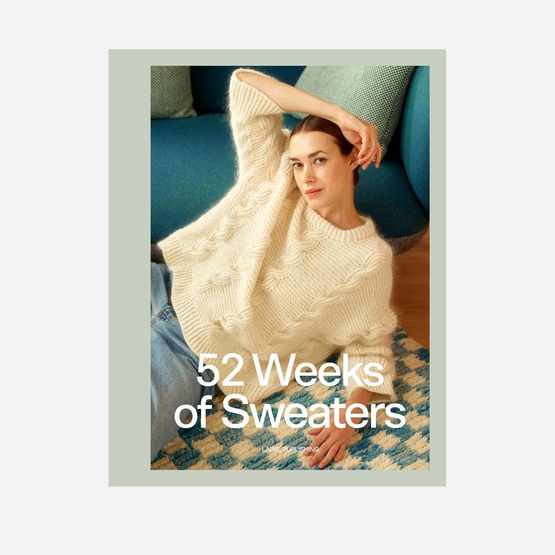 Laine-52 Weeks of Sweaters-book-gather here online