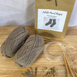 Juliette Pecaut Designs-Learn to Knit Kit: Socks-knitting / crochet kit-Stone-gather here online
