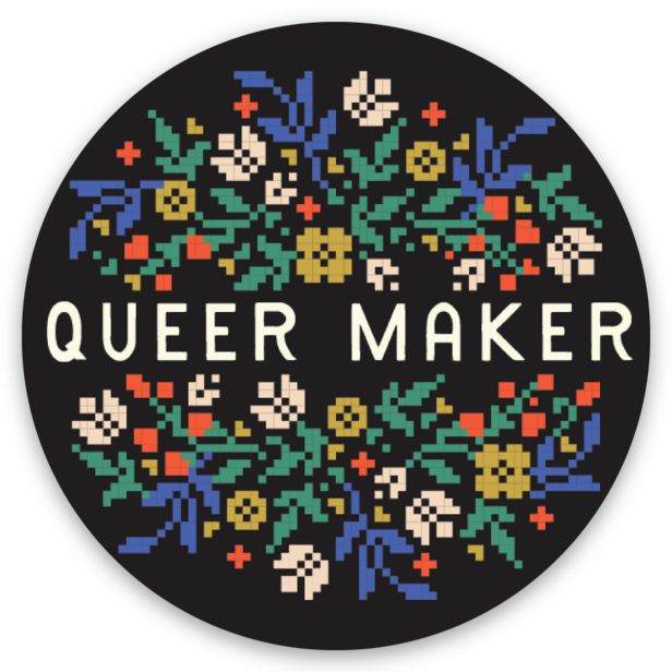 Junebug and Darlin-Queer Maker Sticker-accessory-gather here online