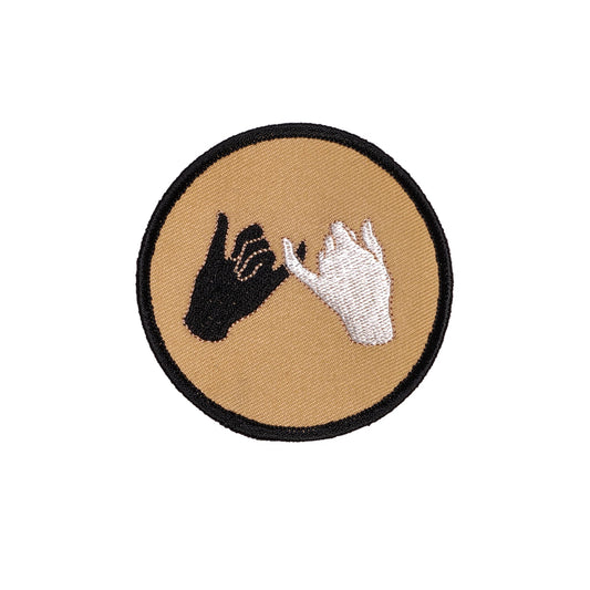 Oxford Pennant-Pinky Swear Iron-On Patch-patches + pins-gather here online