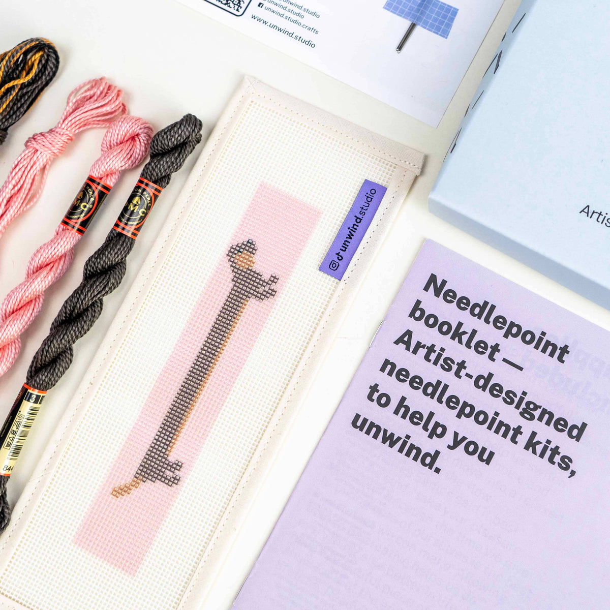 The Wi(e)nner Key Fob Needlepoint Kit