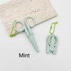 SCwholeworks-Portable Folding Scissors With Sheath-scissors + snips-Mint-gather here online