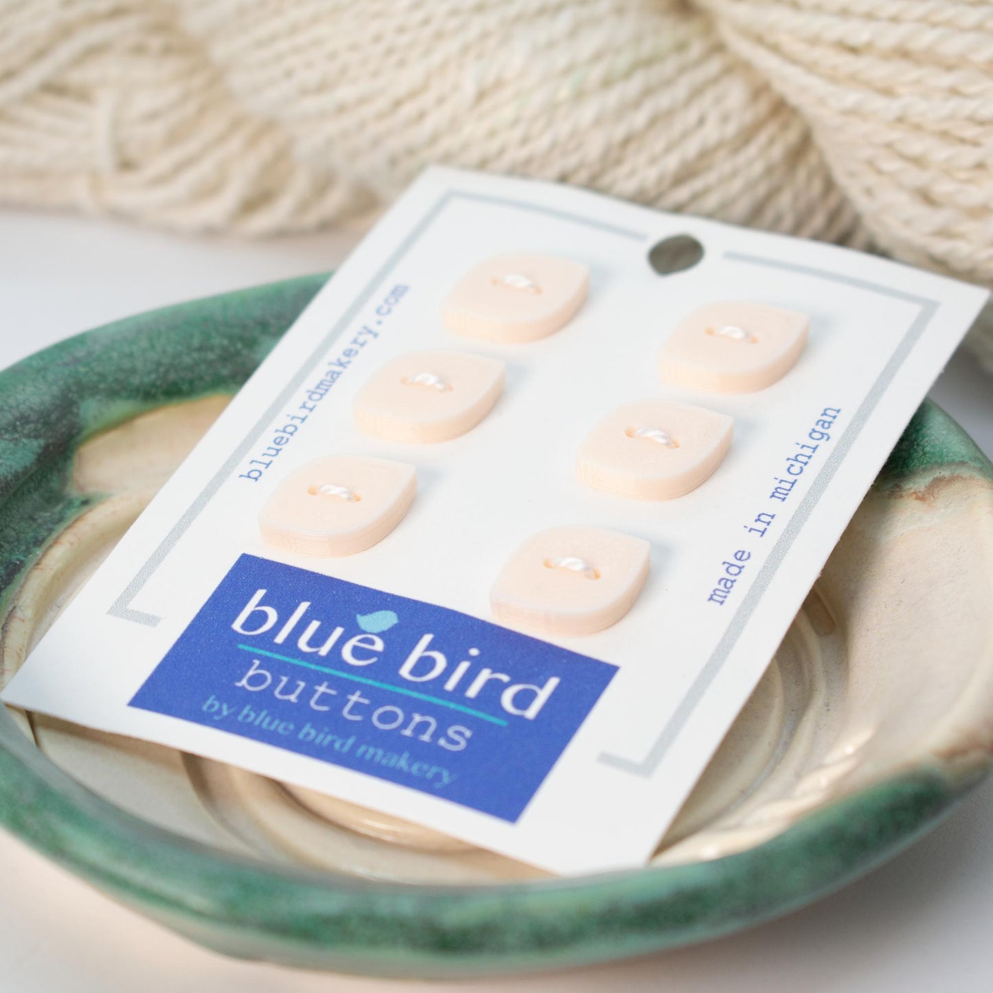 Blue Bird Makery-12mm Midcentury Petal Buttons-button-gather here online
