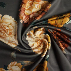 Lady McElroy-Camelia Embers Viscose Challis Lawn-fabric-gather here online