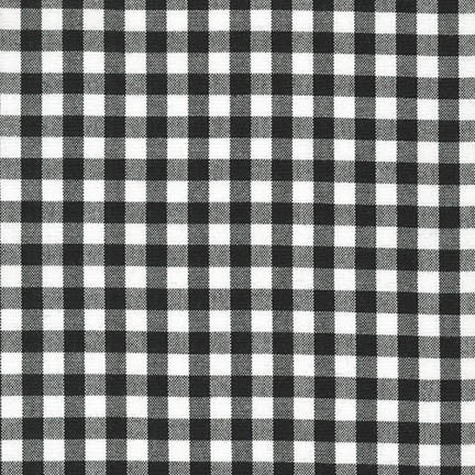 Robert Kaufman-Carolina Gingham 1/2" Black-fabric-gather here online