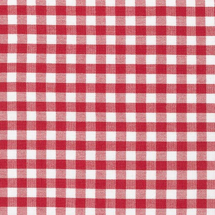 Robert Kaufman-Carolina Gingham 1/2" Crimson-fabric-gather here online