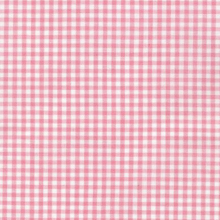 Robert Kaufman-Carolina Gingham 1/4" Pink-fabric-gather here online