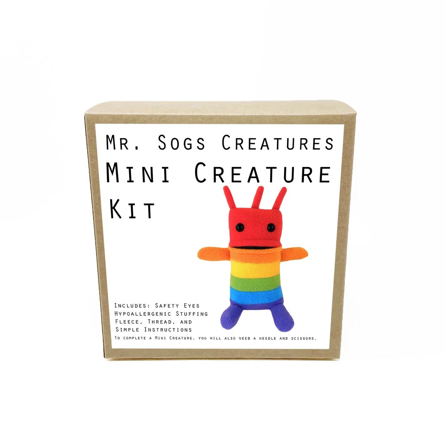 Mr. Sogs-Mini Creature Kit - Rainbow-sewing kit-Default-gather here online