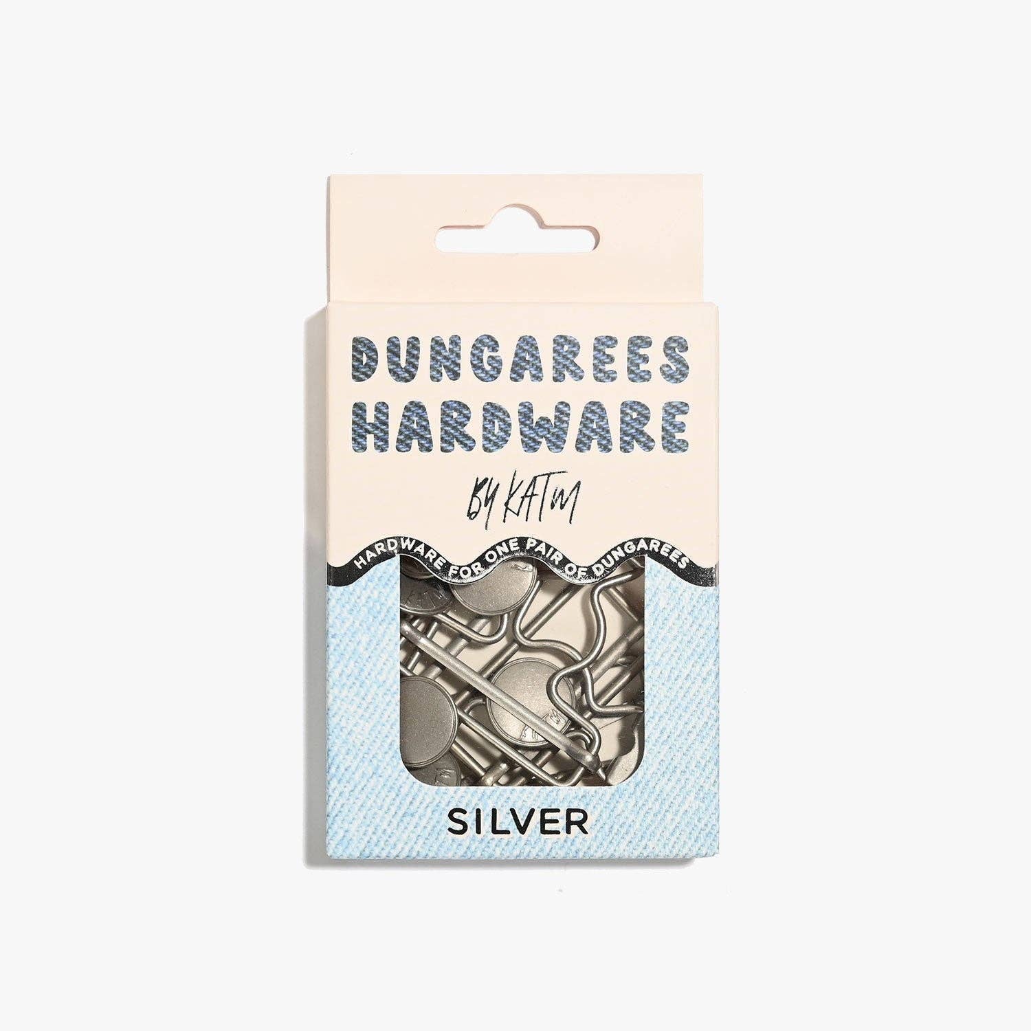 Kylie and The Machine-Dungarees Hardware Kit - Silver-hardware kit-gather here online