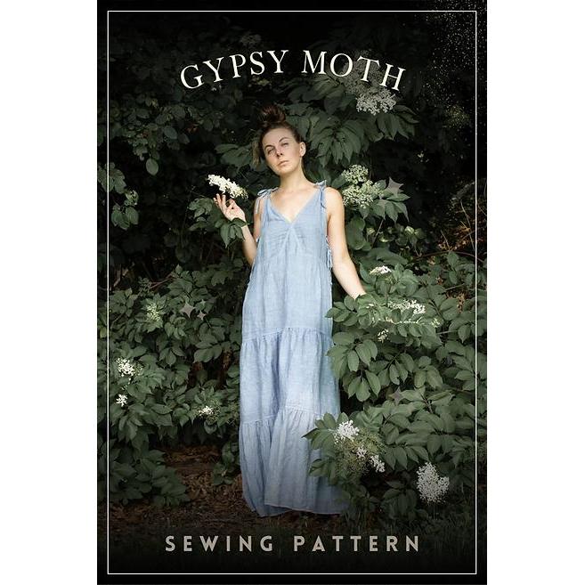 Charlie Darwin Textiles-Gypsy Moth Maxi Dress Pattern-sewing pattern-gather here online