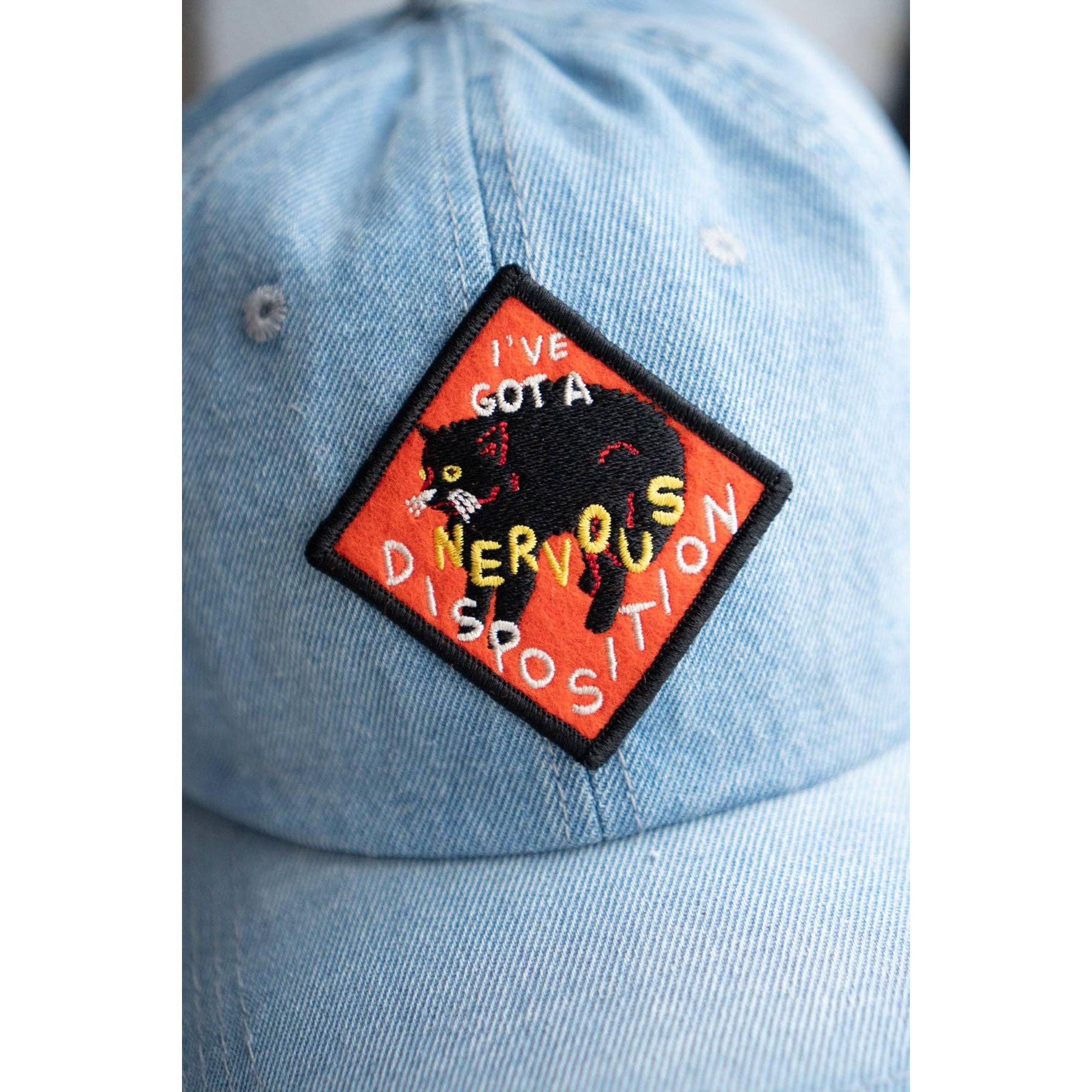 Stay Home Club-Nervous Disposition - Felt Sticky Patch-patches + pins-gather here online