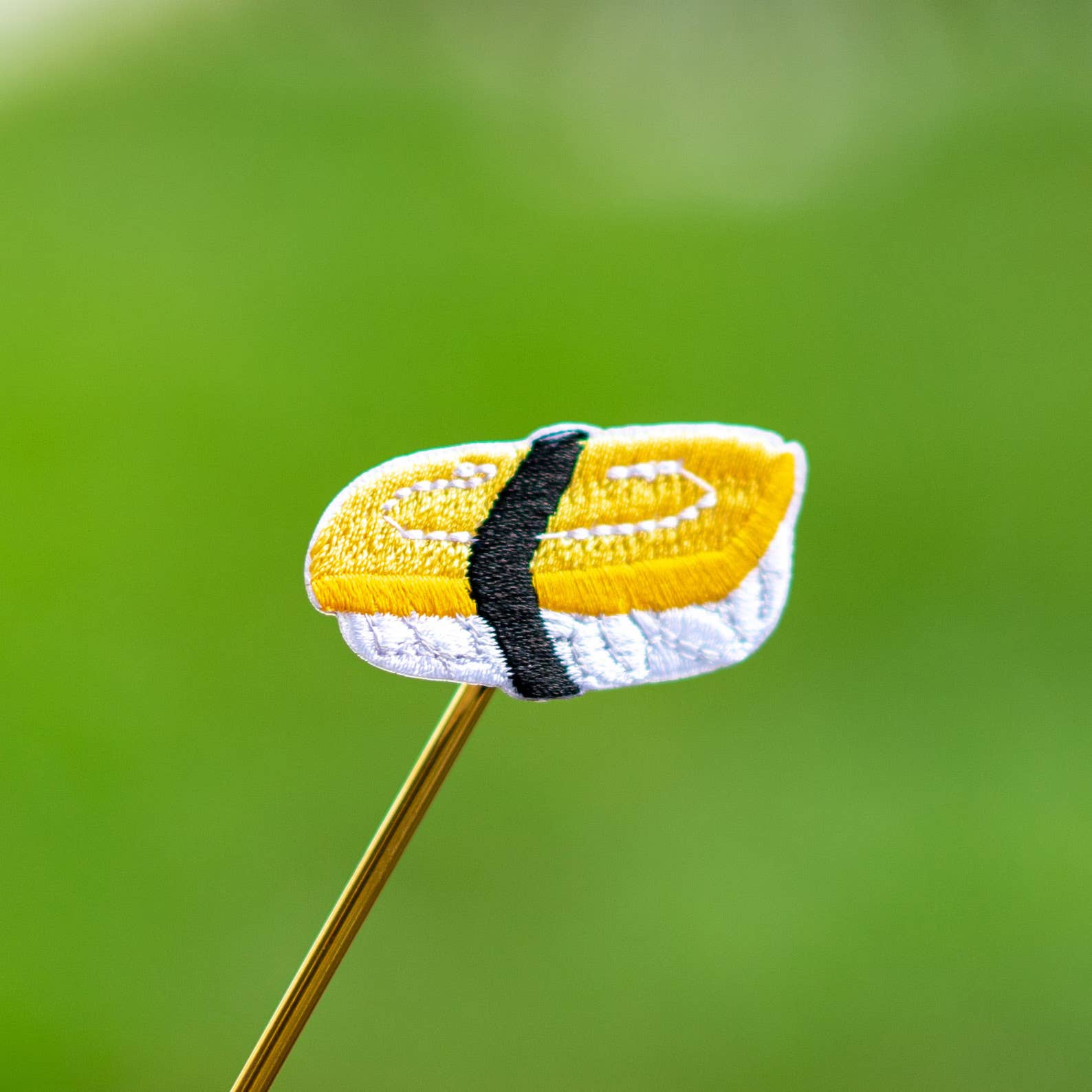 U PLUS INC-Japanese Omelette Sushi Iron-On Patch-patches + pins-gather here online