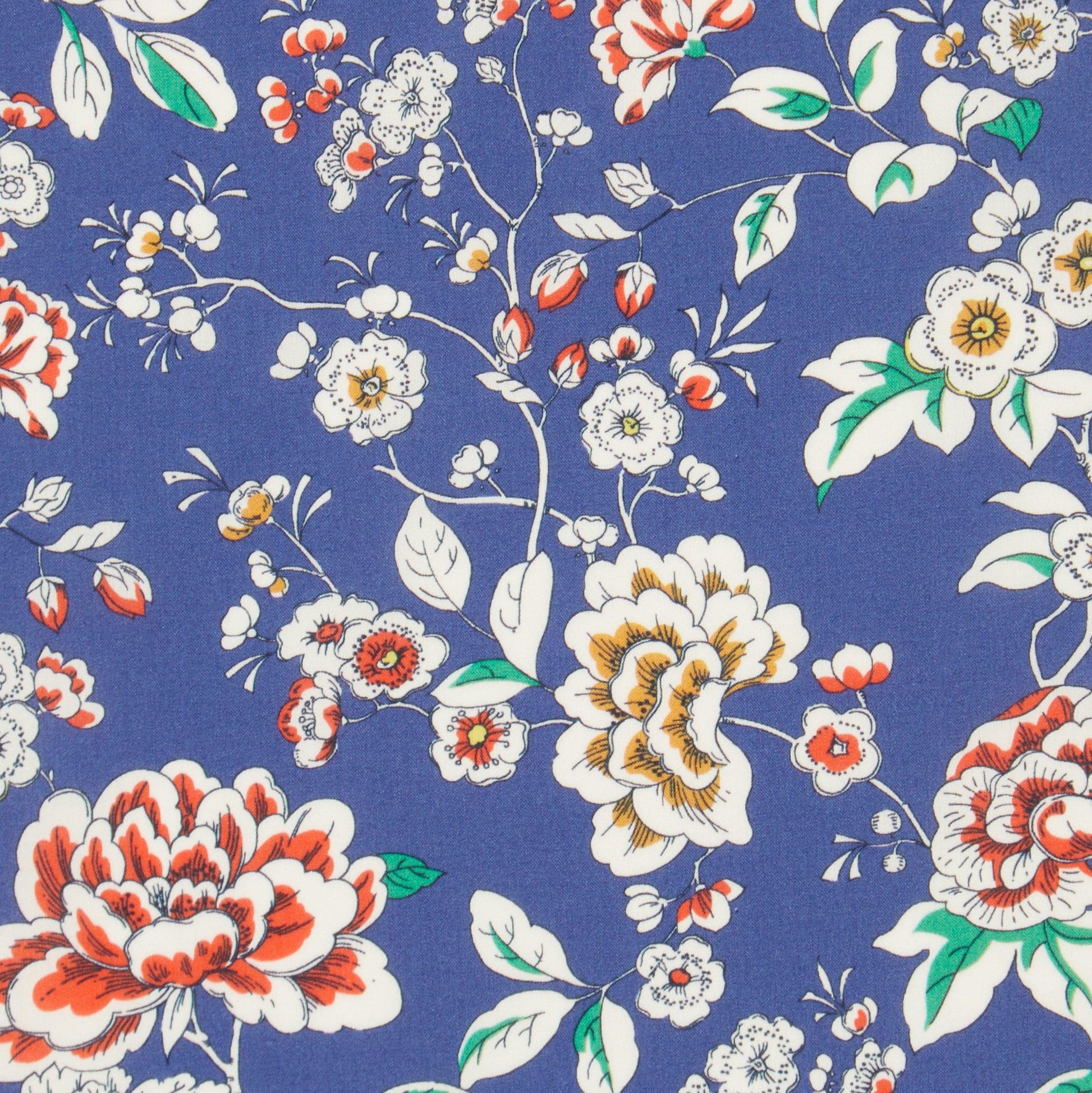 Liberty of London-Tana Lawn - Ceremony Blue-fabric-gather here online