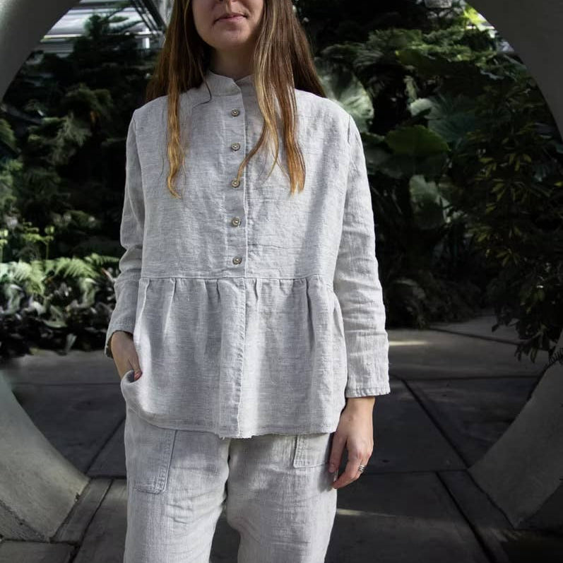 Charlie Darwin Textiles-Canary Top Pattern-sewing pattern-gather here online