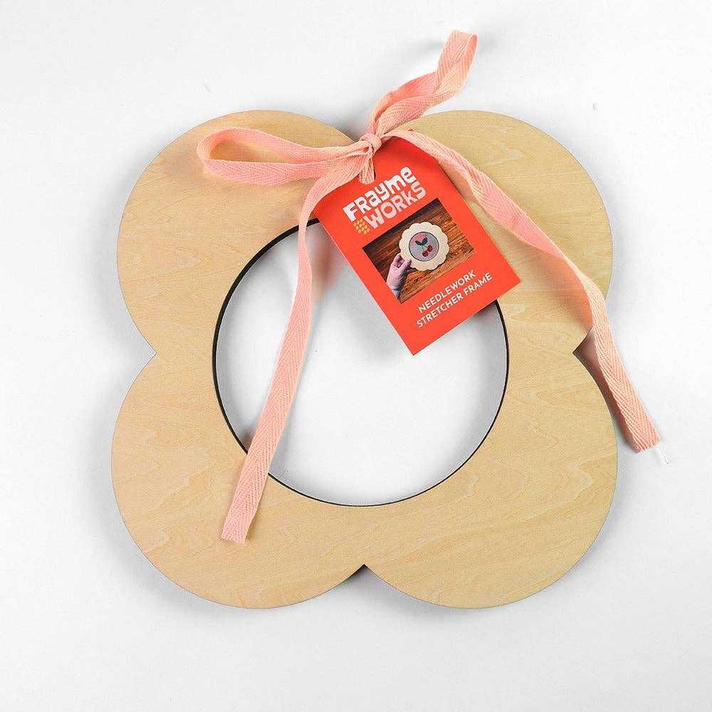 Fraymeworks-Mod Flower Needlepoint Stretcher Frame-craft notion-gather here online
