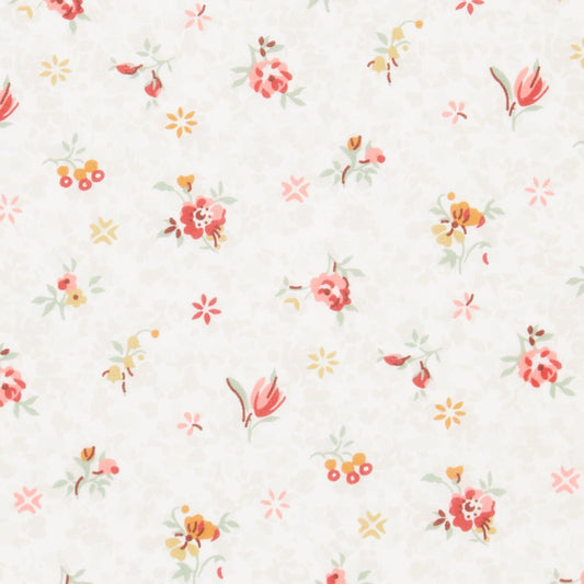 Liberty of London-Tana Lawn - Chiara Red-fabric-gather here online