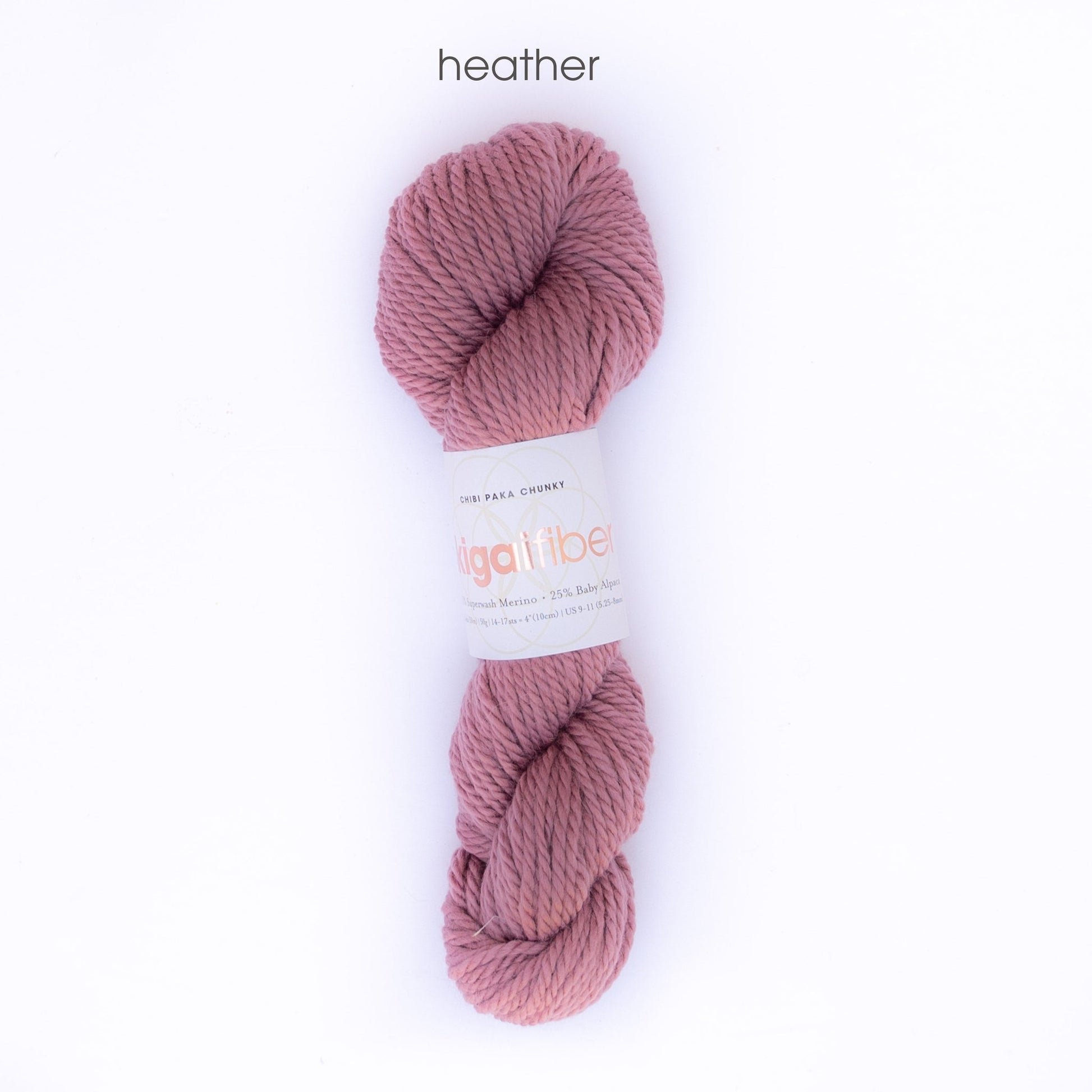 Ikigai Fiber-Chibi Paka Chunky - Skein-yarn-Heather-gather here online