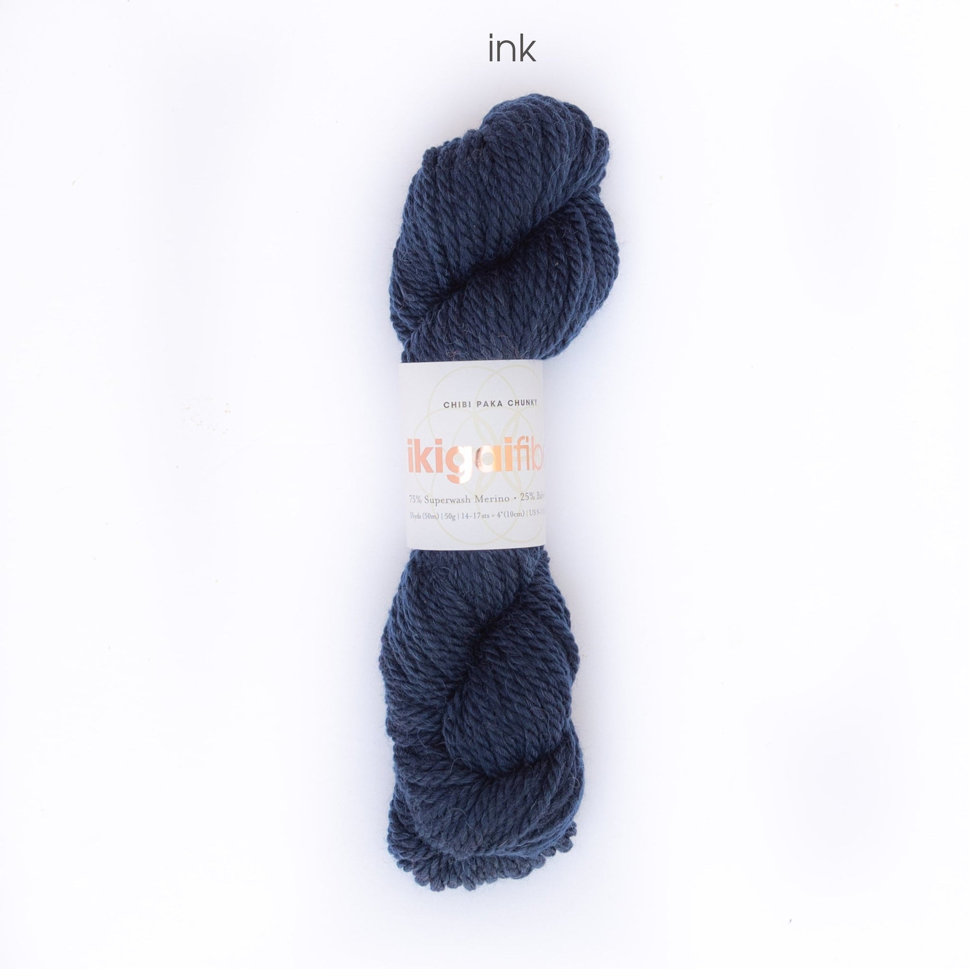 Ikigai Fiber-Chibi Paka Chunky - Skein-yarn-Ink-gather here online