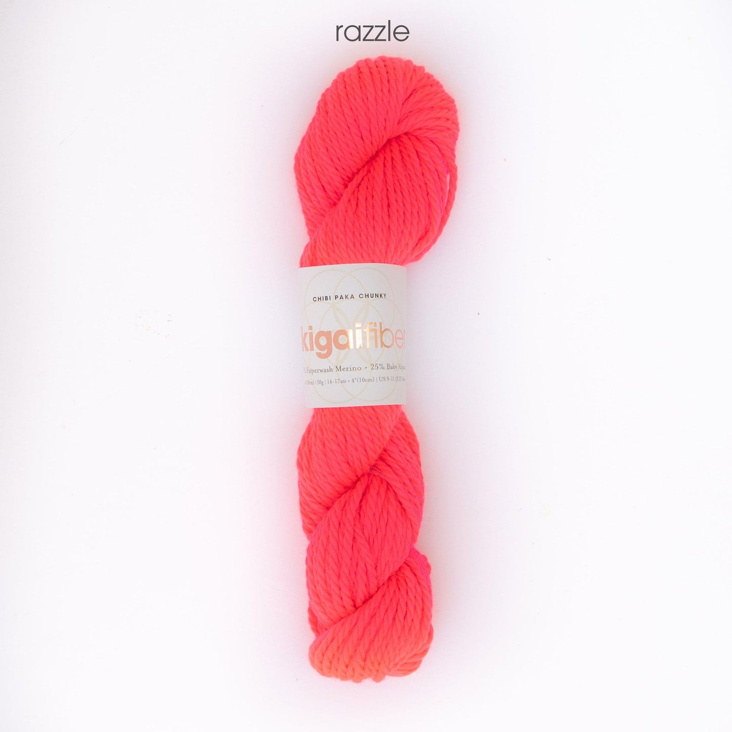 Ikigai Fiber-Chibi Paka Chunky - Skein-yarn-Razzle-gather here online